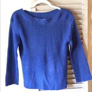 Leith Royal Blue Pullover Sweater, Size S